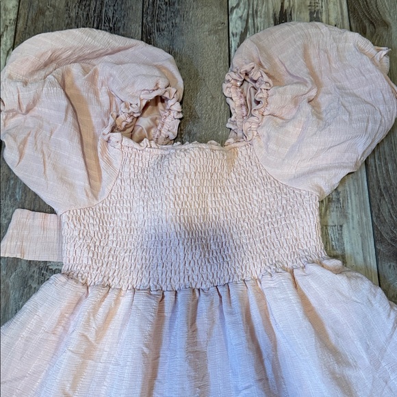 Morning Lavender PAIGE PUFF SLEEVE TIERED MIDI Dress Size S - Picture 7 of 10